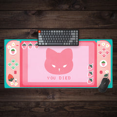 Strawberry Paw Console Extended Mousepad