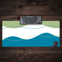 Earth Curves Large Extended Mousepad