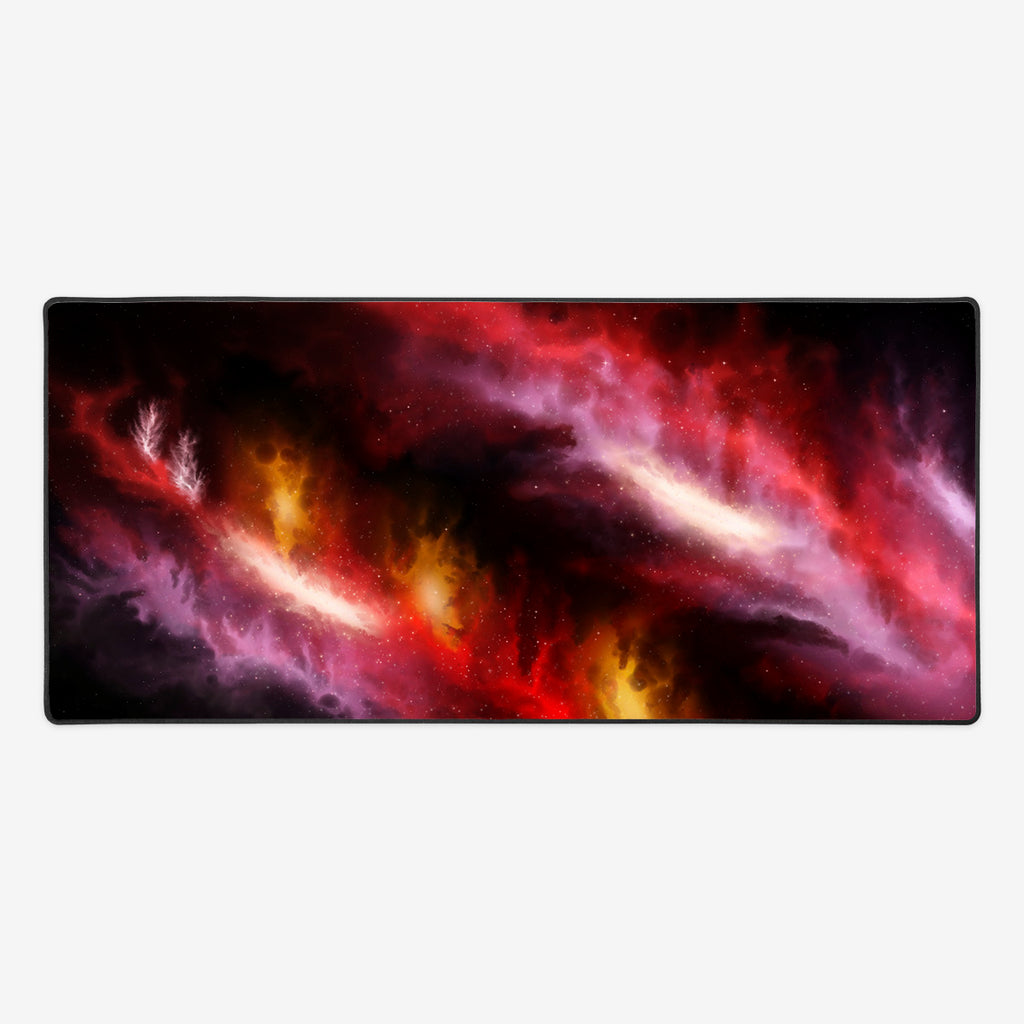 Fierce Nebula Extended Mousepad - Michael Jeninga - Mockup - Large