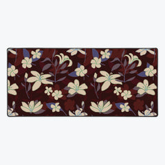 Sampaguita Lily Floral Pattern Extended Mousepad