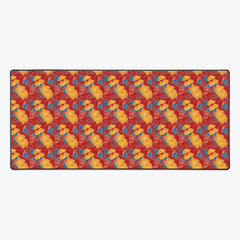 Tropical Floral Shells Extended Mousepad