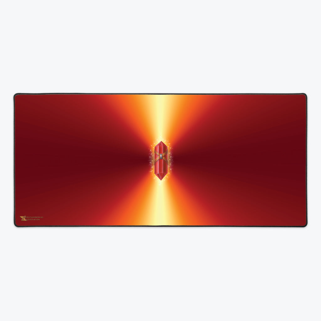 Ruby Medallion Extended Mousepad