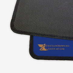 Sapphire Medallion Extended Mousepad