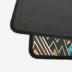 Maximalist Mountain Maze Extended Mousepad