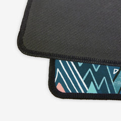 Maximalist Mountain Maze Extended Mousepad