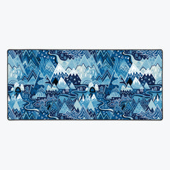 Maximalist Mountain Maze Extended Mousepad