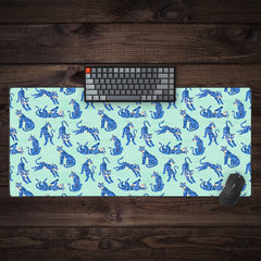 Silly Tigers Extended Mousepad