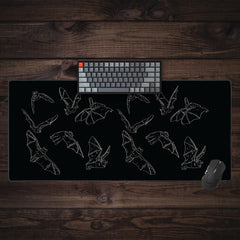 Flying Bats Extended Mousepad