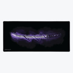 Amethyst Katana Large Extended Mousepad