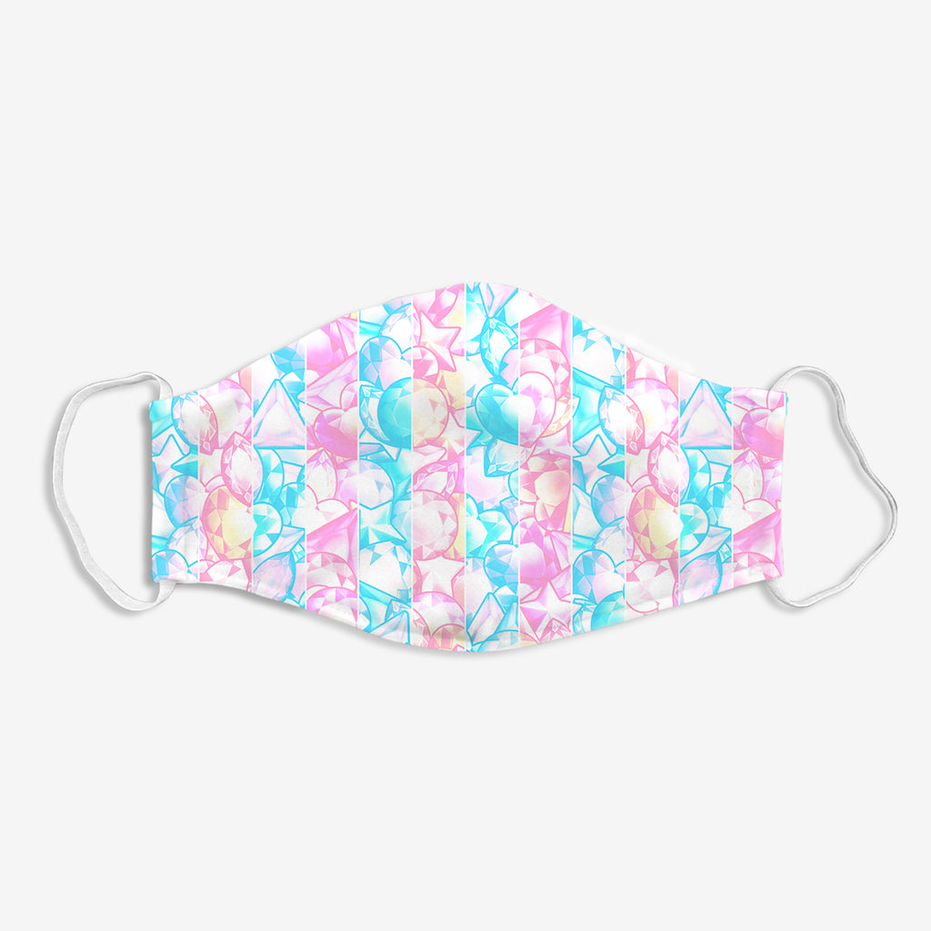 Magical Pastel Gems Cloth Face Mask