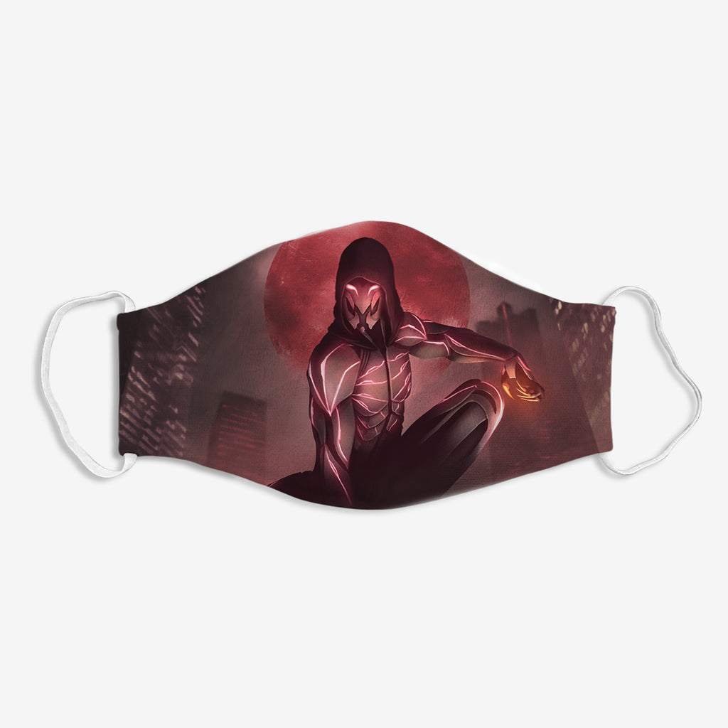 The Red Prowler Cloth Face Mask - Gustavo Landsmann - Mockup
