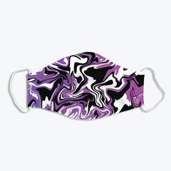 Gradient Liquid Face Mask - Inked Gaming - HD - Mockup - Purple