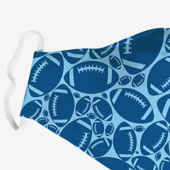 Touchdown Face Mask - Inked Gaming - HD - Corner - Blue