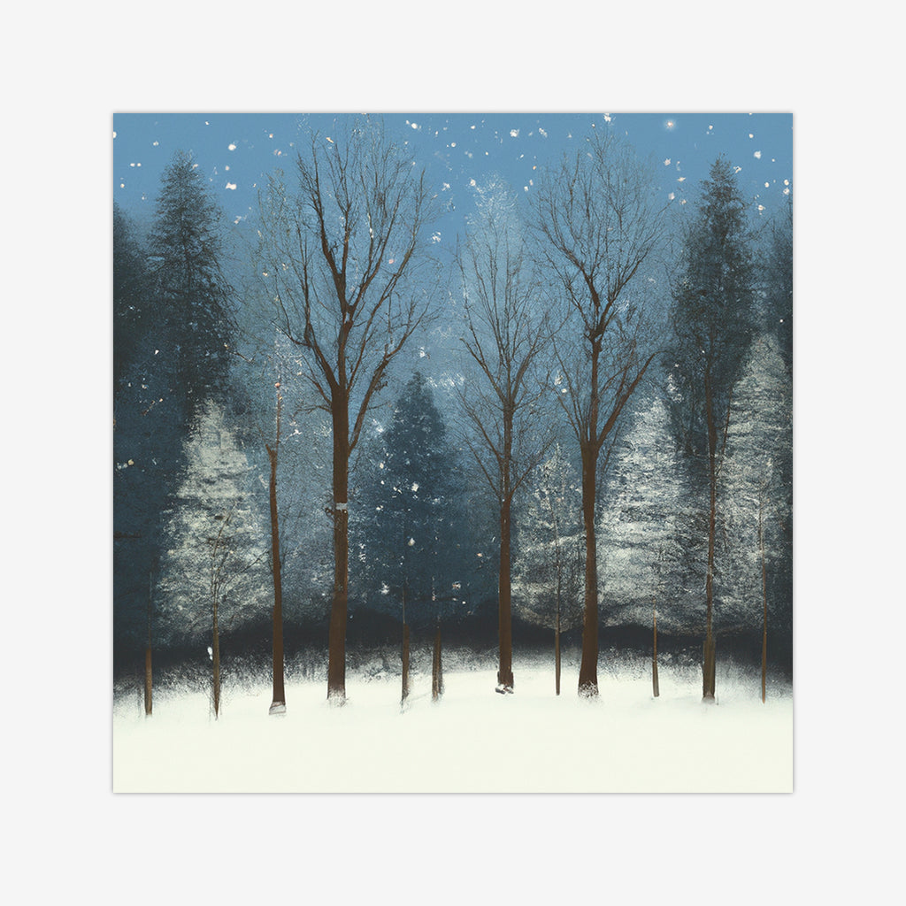 Forest In The Snow Wargaming Mat