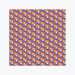 Rambling Rhombus Wargaming Mat - Hannah Dowell - Mockup - Purple