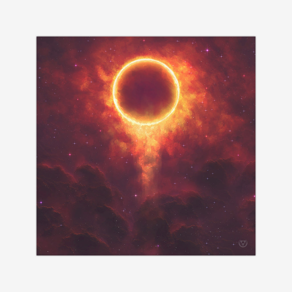 Cosmic Blood Eclipse Wargaming Mat - Martin Kaye - Mockup