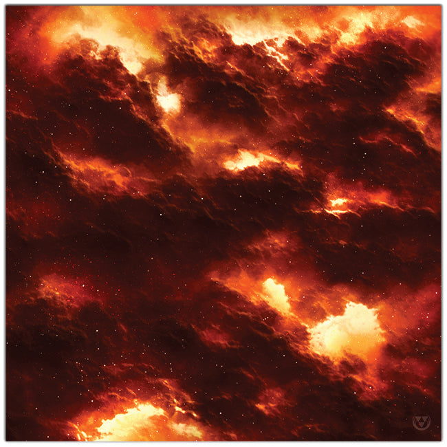 Fiery Diablo Wargaming Mat - Martin Kaye - Mockup