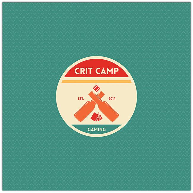 Crit Camp Green Wargaming Mat - Crit Camp Gaming - Mockup