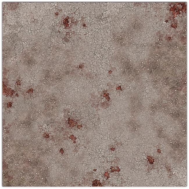 Gore Stained Flats Wargaming Mat - Into the Necrobyss - Mockup