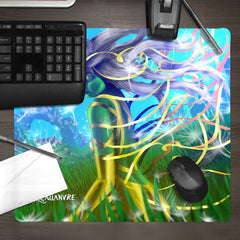 Dandelion Flower Woman Mousepad