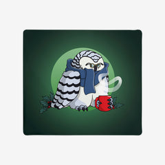Cozy Winter Owl Mousepad - Avaltor - Mockup - 09