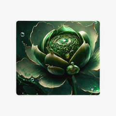 Emerald Lotus Mousepad