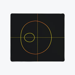 Cartesian Oval Mousepad - Carbon Beaver - Mockup - 09