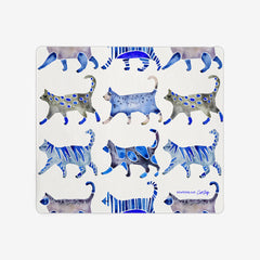 Cat Collection Pattern Mousepad - CatCoq - Mockup - 09