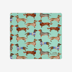 Dachshunds Mousepad - CatCoq - Mockup - Mint - 09