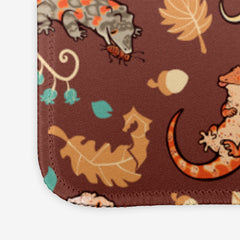 Autumn Geckos Mousepad - Colordrilos - Corner  - LightBrown - 09