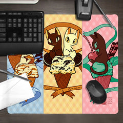 Ice Cream Cats Mousepad