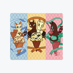 Ice Cream Cats Mousepad