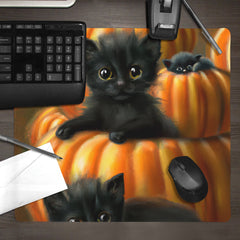 Pumpkin Kittens Mousepad