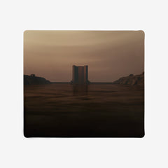 Tower Beyond The Mist Mousepad - DALL-E By Open AI - Mockup - 09