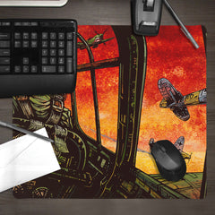 The Dog Fight Mousepad