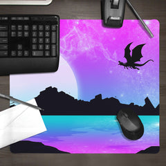 Synth Dragon Dreamscape Mousepad