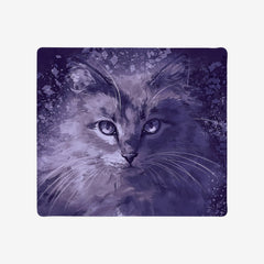 Purple Cat Mousepad - Fleeting Ember - Mockup - 09