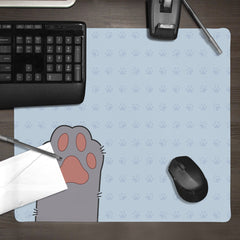 Black Bean Kitten Paws Mousepad