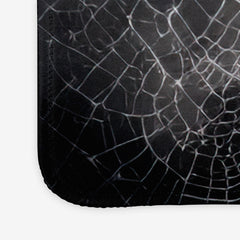 Cracks In Spiderweb AI Space Mousepad - Inked Gaming - AI - Corner - 09