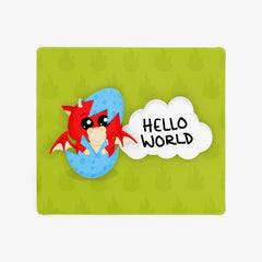 Drago Hello World Mousepad - Inked Gaming - KB - Mockup - 09