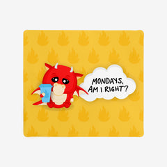 Drago Mondays Mousepad - Inked Gaming - KB - Mockup - 09