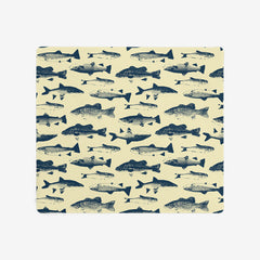 Fish Stamps Mousepad