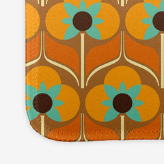 Flower Power Mousepad - Inked Gaming - HD - Corner - Orange- 09