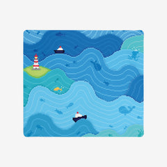 Pixel Seafaring Mousepad - Inked Gaming - LL - Mockup - 09