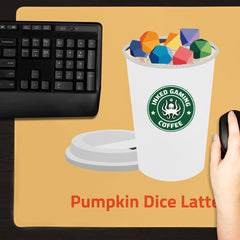 Pumpkin Dice Latte Mousepad - Inked Gaming - LL - Lifestyle - 09