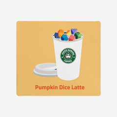 Pumpkin Dice Latte Mousepad - Inked Gaming - LL - Mockup - 09