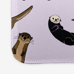 Salted Caramel Otters Mousepad