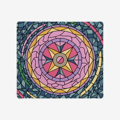 Stained Glass Circle Mousepad
