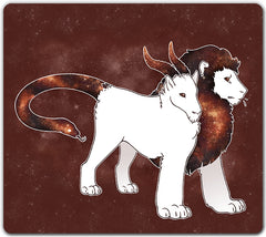 Galaxy Chimera Mousepad - InvertSilhouette - Mockup - 09