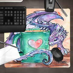 Cozy Tea Dragon Mousepad - Jessica Feinberg - Lifestyle - 09